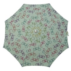 Bicycle Bikes Pattern Ride Wheel Cycle Icon Straight Umbrellas