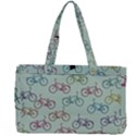 Bicycle Bikes Pattern Ride Wheel Cycle Icon Canvas Work Bag View2