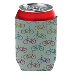 Bicycle Bikes Pattern Ride Wheel Cycle Icon Can Holder by Jancukart