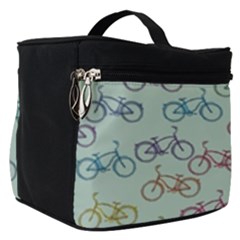 Bicycle Bikes Pattern Ride Wheel Cycle Icon Make Up Travel Bag (small)