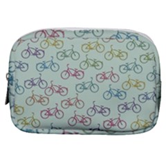 Bicycle Bikes Pattern Ride Wheel Cycle Icon Make Up Pouch (small) by Jancukart