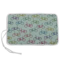 Bicycle Bikes Pattern Ride Wheel Cycle Icon Pen Storage Case (s)