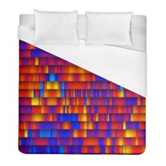 Geometric Pattern Colorful Fluorescent Background Duvet Cover (full/ Double Size)