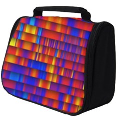 Geometric Pattern Colorful Fluorescent Background Full Print Travel Pouch (big) by Jancukart