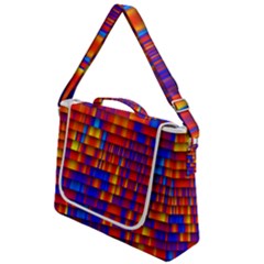 Geometric Pattern Colorful Fluorescent Background Box Up Messenger Bag