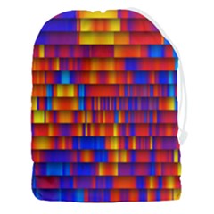 Geometric Pattern Colorful Fluorescent Background Drawstring Pouch (3xl) by Jancukart