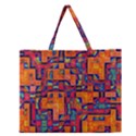 Background Graphic Beautiful Wallpaper Art Abstract Zipper Large Tote Bag View1