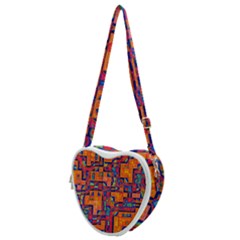 Background Graphic Beautiful Wallpaper Art Abstract Heart Shoulder Bag