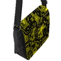 Background Graphic Beautiful Wallpaper Yellow Flap Closure Messenger Bag (S) View2