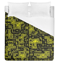 Background Graphic Beautiful Wallpaper Yellow Duvet Cover (queen Size)