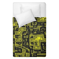 Background Graphic Beautiful Wallpaper Yellow Duvet Cover Double Side (single Size)