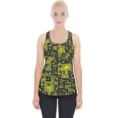 Background Graphic Beautiful Wallpaper Yellow Piece Up Tank Top