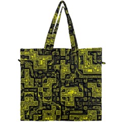 Background Graphic Beautiful Wallpaper Yellow Canvas Travel Bag by Jancukart