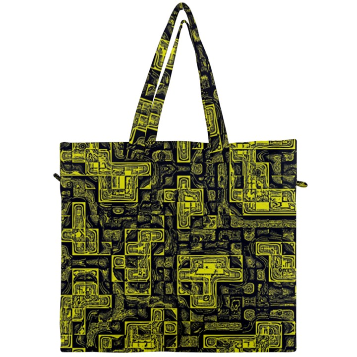 Background Graphic Beautiful Wallpaper Yellow Canvas Travel Bag