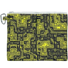 Background Graphic Beautiful Wallpaper Yellow Canvas Cosmetic Bag (xxxl)