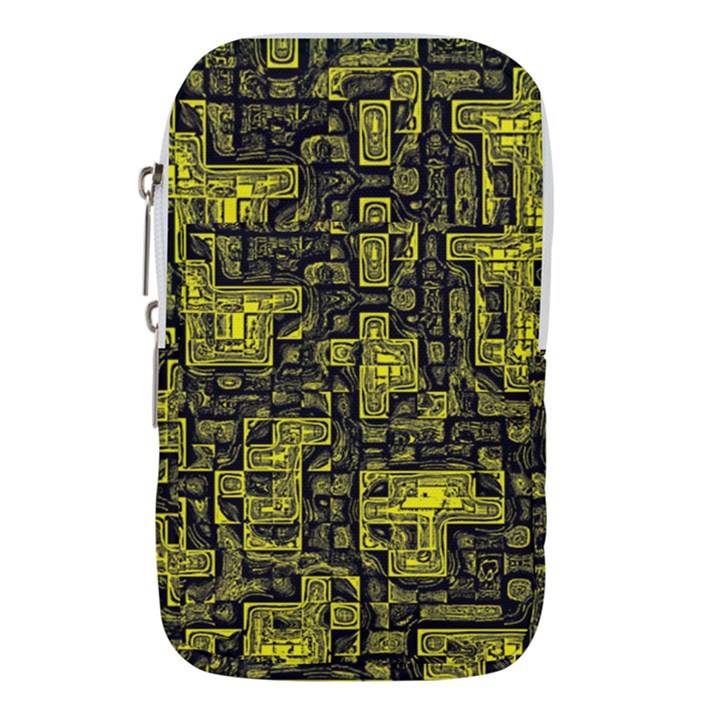 Background Graphic Beautiful Wallpaper Yellow Waist Pouch (Large)