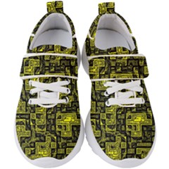 Background Graphic Beautiful Wallpaper Yellow Kids  Velcro Strap Shoes