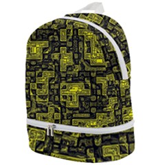 Background Graphic Beautiful Wallpaper Yellow Zip Bottom Backpack by Jancukart