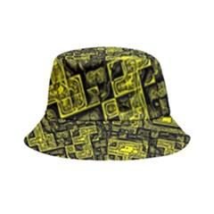 Background Graphic Beautiful Wallpaper Yellow Inside Out Bucket Hat by Jancukart