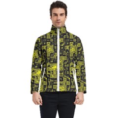 Background Graphic Beautiful Wallpaper Yellow Men s Bomber Jacket