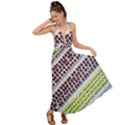 Field Agriculture Farm Stripes Diagonal Pattern Backless Maxi Beach Dress View1