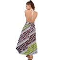 Field Agriculture Farm Stripes Diagonal Pattern Backless Maxi Beach Dress View2