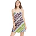 Field Agriculture Farm Stripes Diagonal Pattern Summer Frill Dress View1