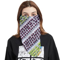 Field Agriculture Farm Stripes Diagonal Pattern Face Covering Bandana (triangle) by Jancukart