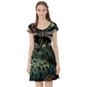 Tropical Leaves Leaf Foliage Monstera Nature Home Short Sleeve Skater Dress View1