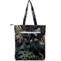 Tropical Leaves Leaf Foliage Monstera Nature Home Double Zip Up Tote Bag View2