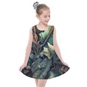 Tropical Leaf Leaves Foliage Monstera Nature Kids  Summer Dress View1