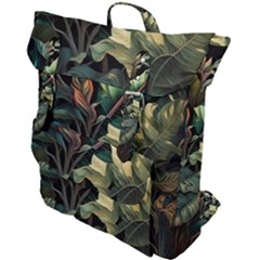 Tropical Leaf Leaves Foliage Monstera Nature Buckle Up Backpack