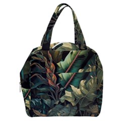 Tropical Leaf Leaves Foliage Monstera Nature Boxy Hand Bag