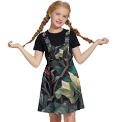 Tropical Leaf Leaves Foliage Monstera Nature Kids  Apron Dress