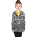 Peacock Feathers Peacock Bird Feathers Kids  Double Breasted Button Coat View1