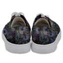 Peacock Feathers Peacock Bird Feathers Kids  Low Top Canvas Sneakers View4