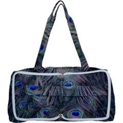 Peacock Feathers Peacock Bird Feathers Multi Function Bag by Jancukart