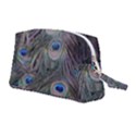 Peacock Feathers Peacock Bird Feathers Wristlet Pouch Bag (Medium) View2