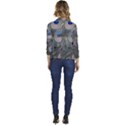 Peacock Feathers Peacock Bird Feathers Women s Casual 3/4 Sleeve Spring Jacket View4