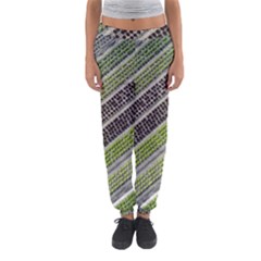 Field Agriculture Farm Stripes Diagonal Women s Jogger Sweatpants by Jancukart