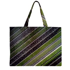 Field Agriculture Farm Stripes Diagonal Zipper Mini Tote Bag by Jancukart