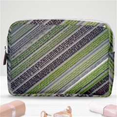 Field Agriculture Farm Stripes Diagonal Make Up Pouch (medium)