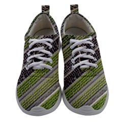 Field Agriculture Farm Stripes Diagonal Women Athletic Shoes by Jancukart