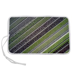 Field Agriculture Farm Stripes Diagonal Pen Storage Case (l) by Jancukart