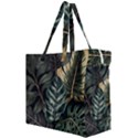 Tropical Leaves Foliage Monstera Nature Home Canvas Travel Bag View2