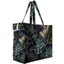 Tropical Leaves Foliage Monstera Nature Home Canvas Travel Bag View3