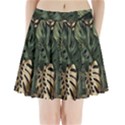 Tropical Leaves Foliage Monstera Nature Home Art Pleated Mini Skirt View1