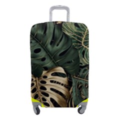 Tropical Leaves Foliage Monstera Nature Home Art Luggage Cover (small) by Jancukart