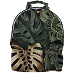 Tropical Leaves Foliage Monstera Nature Home Art Mini Full Print Backpack