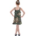 Tropical Leaves Foliage Monstera Nature Home Art Kids  Overall Dress View2